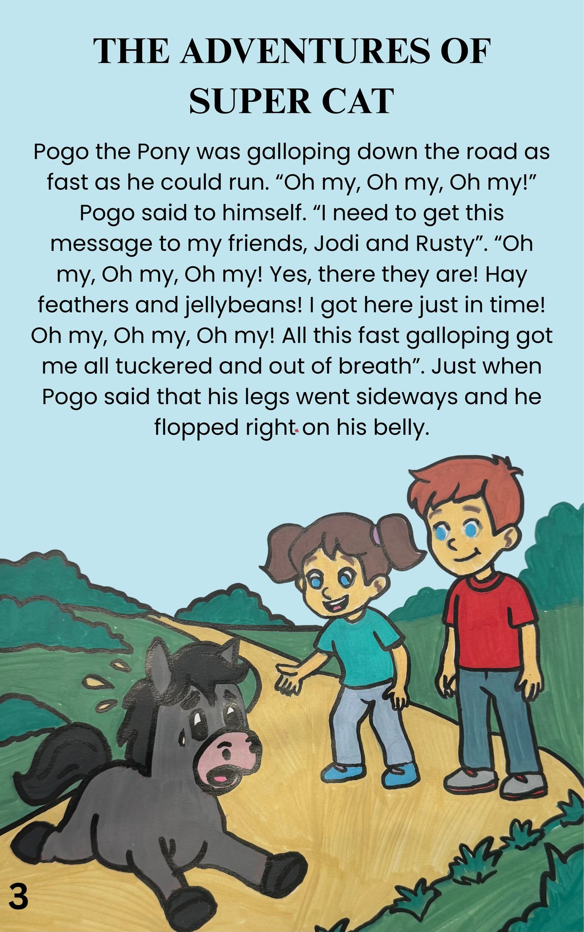 Super Cat Story Page